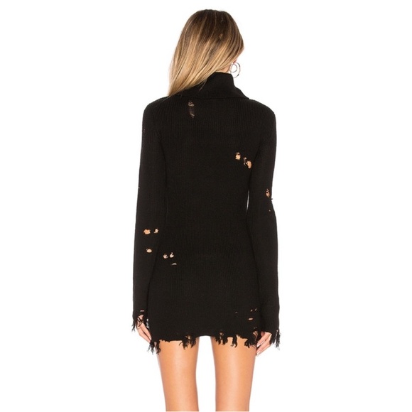 LOVERS + FRIENDS Distressed Knit Dress - Picture 4 of 15